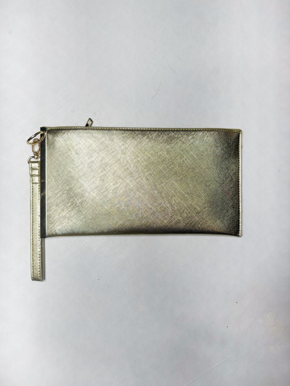 VERSONA Metallic Wristlet Clutch